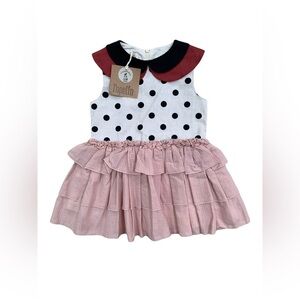 Popelin NWT Size 2-3 Years Peter Pan Collar Dress